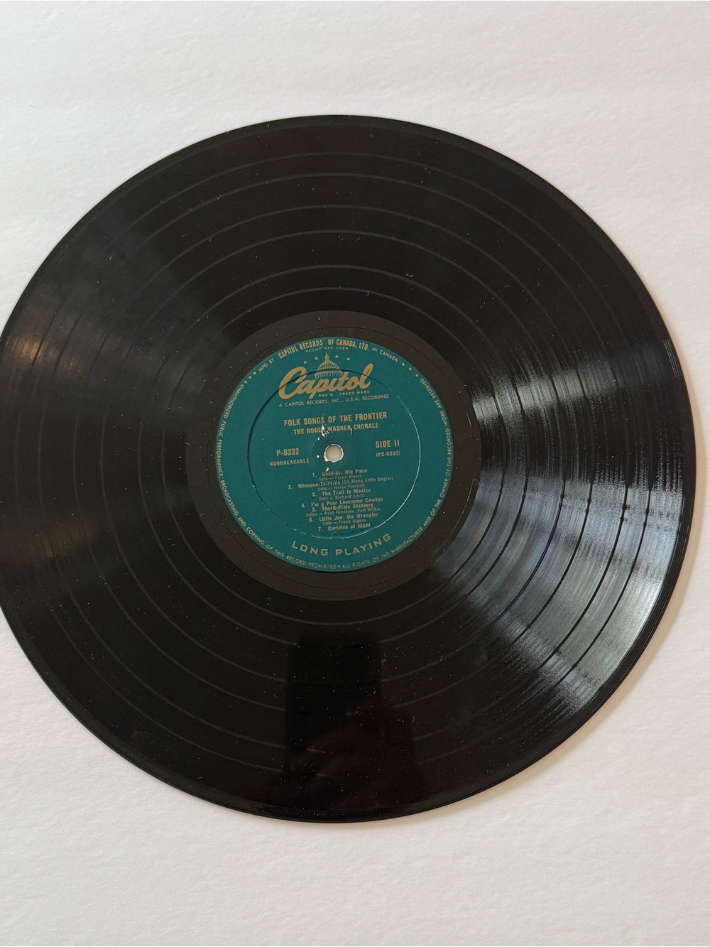 Any 3 for $50-Folk Songs of the Frontier Vinyl LP - The Roger Wagner Chorale - Picture 4 of 4